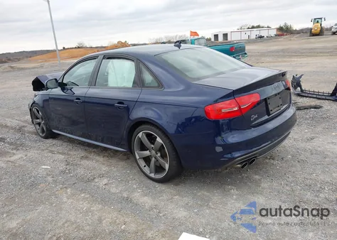 2014 Audi S4 3.0T Premium Plus from USA, damaged, VIN WAUKGAFL0EA026138